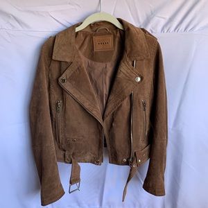 🟫Blank NYC Suede Moto Jacket🟫